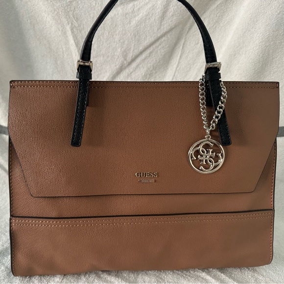 Guess Handbags - GUESS Huntley Top-Handle Flap-Front Satchel